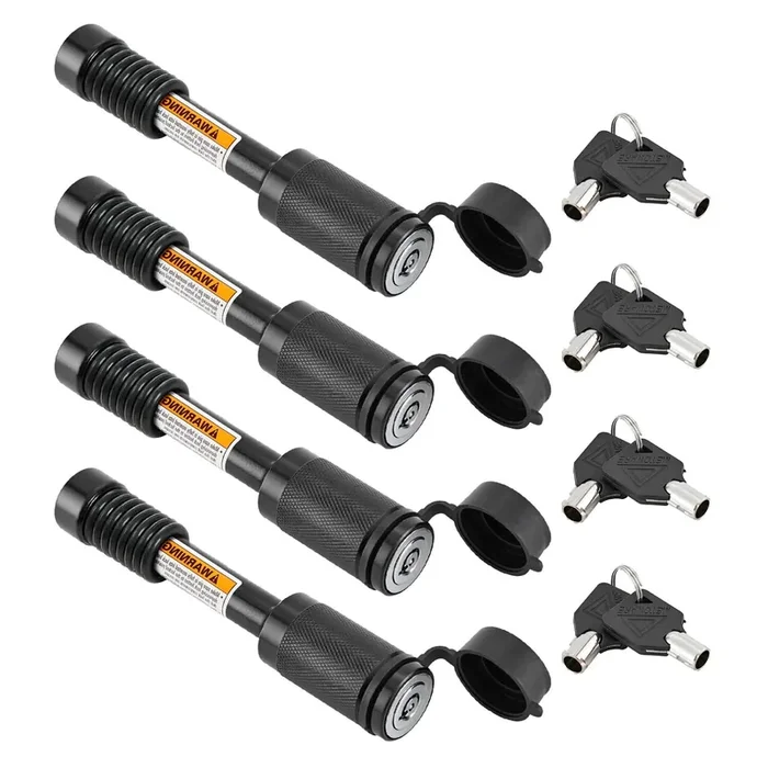 Metoware Trailer Hitch Locks Receiver Lock Keyed Alike Fits Class Iii Iv 2‘‘ 2-1/2‘‘ Receiver With 5/8‘‘ Dia 3-1/2 Long Pin A