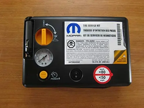 Mopar Tire Service Kit For Temporary Seal Of One Tire & Inflator New Oem