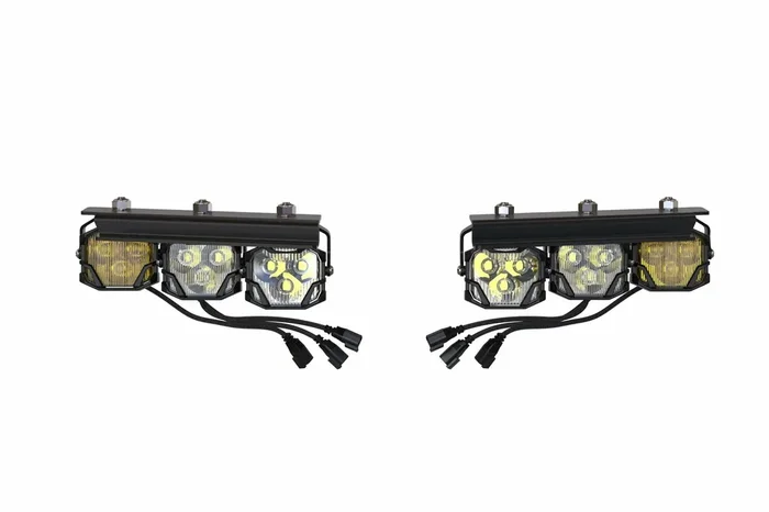 Morimoto 4Banger Triple Fog Kit 2021+ Bronco (brackets only) BAF069