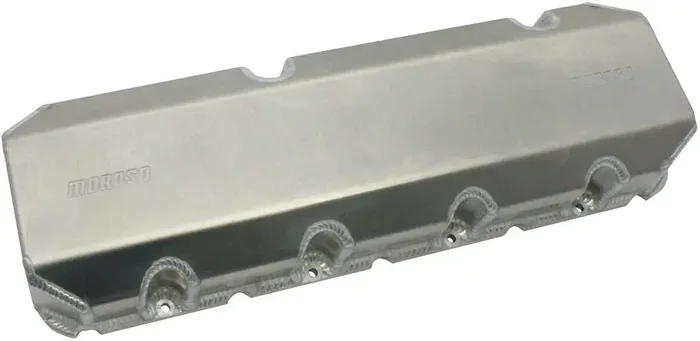 Moroso 68463 Fabricated Aluminum Billet Rail Valve Cover (BBC-Dart Big Chief II, 3 Tall)