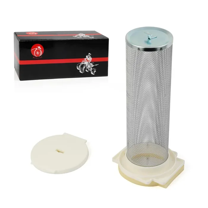 Moto1988 Air Filter Cage Guide + End Cap For Yamaha Warrior Raptor Wolverine 350 Yfm 350 Grizzly 600 660 Yfm600 660 1987-2013