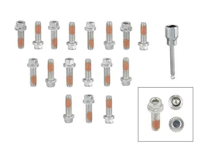 Mr. Gasket 2236G LOCK HEADER BLT METRIC 17 PC