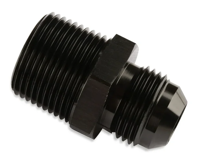Mr. Gasket 481606-BL ST -6 MALE TO 1/4 IN. NPT ADAPTER BLACK