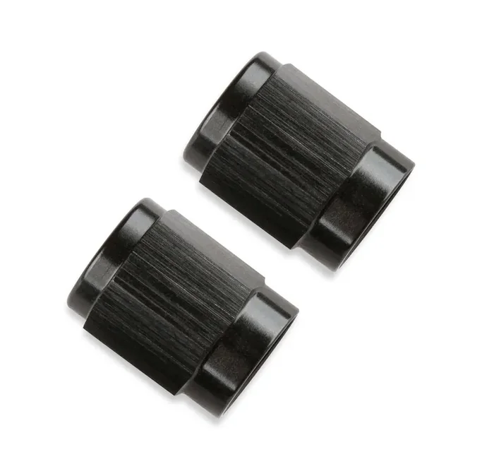 Mr. Gasket 481806-BL TUBE NUT -6 BLACK (2) PIECES