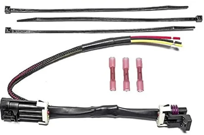Muzzys Tail Light Whip Power Harness Adapter Splice Pigtail Jumper Fits 2012-2023 Can Am Maverick X3, Max, X-Ds, Etc. For Powering Led Whips Brake Lights License Plate Lights Or Any 12V Accessory