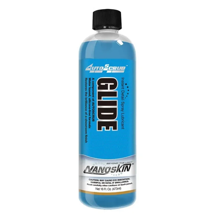 Nanoskin Glide Silicone Free Spray Detailer 16 Oz – Use With Autoscrub/Clay Bar After Car Wash Leaves No Residue Before Wax Se