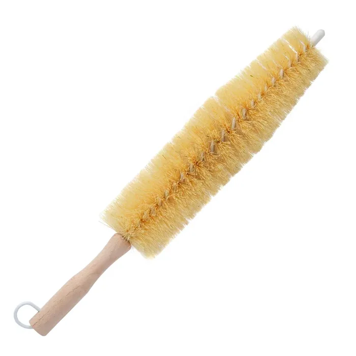 Nanoskin Ultra-Reach 17-Inch Professional Car Detailing Brush For Spokes, Wheels, Engines – Long Handle, Flexible Bristles, Scra