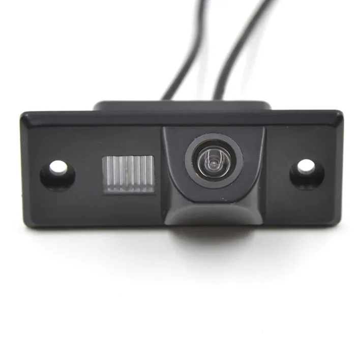 Navinio Car Backup Camera, Waterproof Rear View License Plate Car Rear Backup Camera For Vw Touareg Golf V Skoda Fabia Passat B5