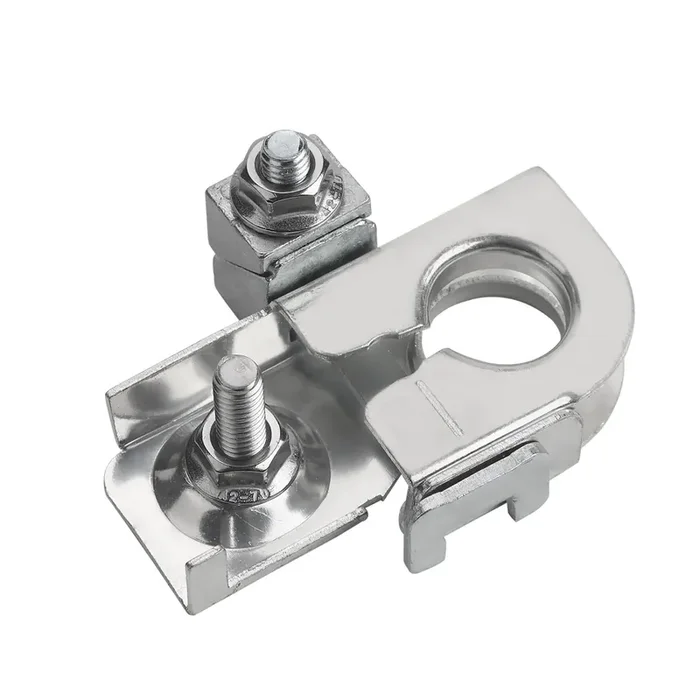 Negative Battery Terminal Clamp W Nuts Fit For F150 Edge Mustang Etc Replaces Bt4Z-14450-Ba