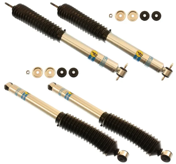 New Bilstein Front & Rear Shocks For 99-04 Jeep Grand Cherokee Wj With A 1.5-2‘ Lift, 5100 Series Shock Absorbers, Laredo Limited Overland Special Edition Sport 1999 2000 2001 2002 2003 2004
