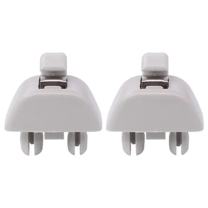 NewYall Gray Interior Sun Visor Clip Bracket – Pack of 2 for Audi A6 A7 A8 S6 S7 S8 & VW Passat Polo (2006-2019