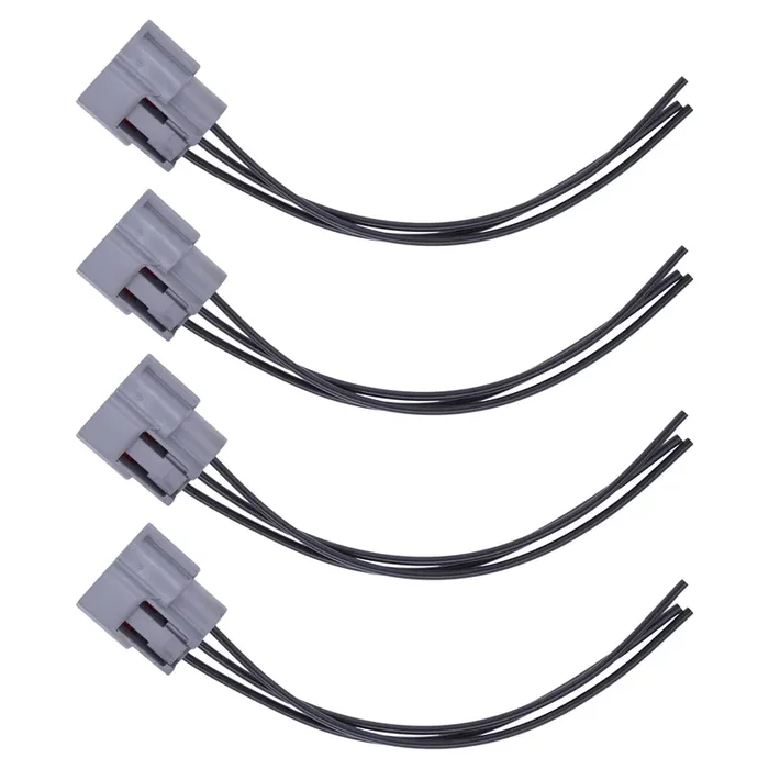 Newyall Pack Of 4 Ignition Coil Connector Repair Harness Plug Wiring Pigtail For 350Z 370Z Altima Armada Cube Frontier Maxima Murano Pathfinder Quest Rogue Sentra Titan Versa Xterra 1990-2017