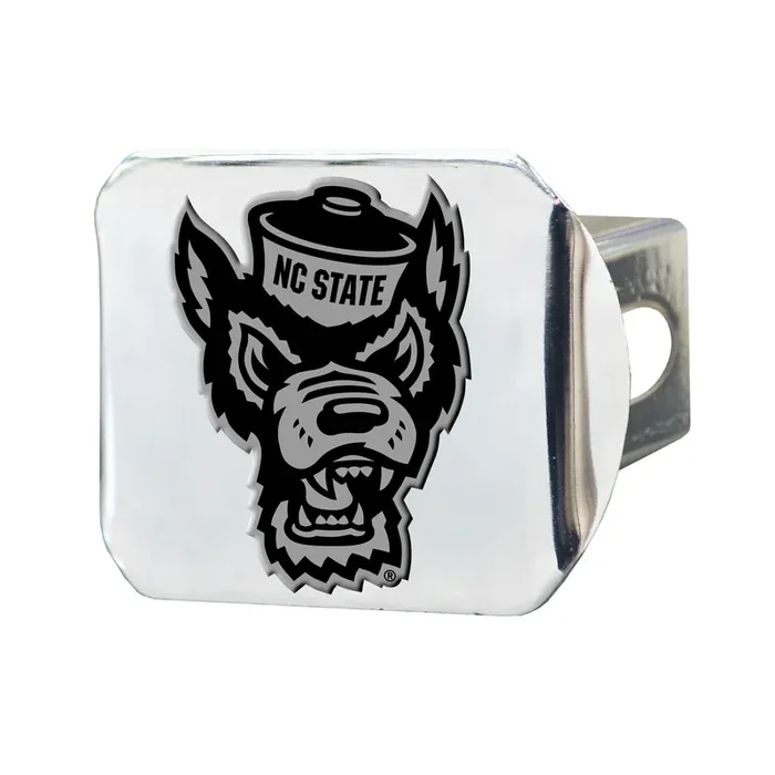 North Carolina State University Hitch Cover – Chrome 3.4‘‘X4‘‘