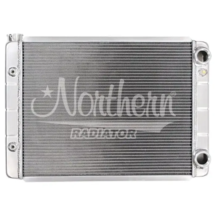 Northern Radiator 204129 Race Pro Radiator – 28 x 19 Double Pass LS Conversion With Threaded Connections