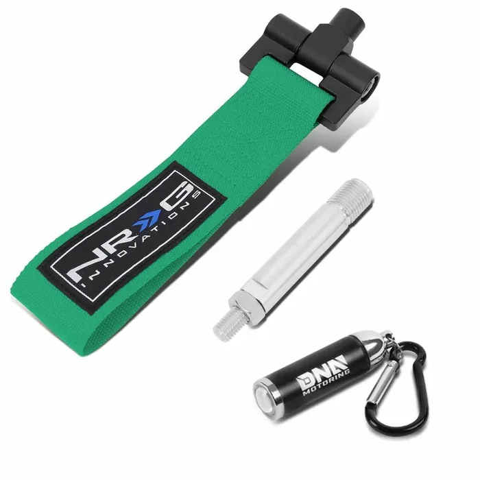 NRG Innovations Tow Straps Bolt In – Car specific TOW-121GN