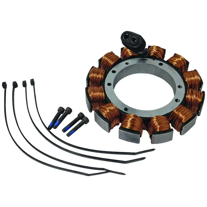 Oeg Parts New Stator Compatible With Harley Davidson Evo Motorcycle Big Twin 32 Amp Dyna Softail Super Glide Touring Electra Road King 29970-88, Hd01-123, 2997088