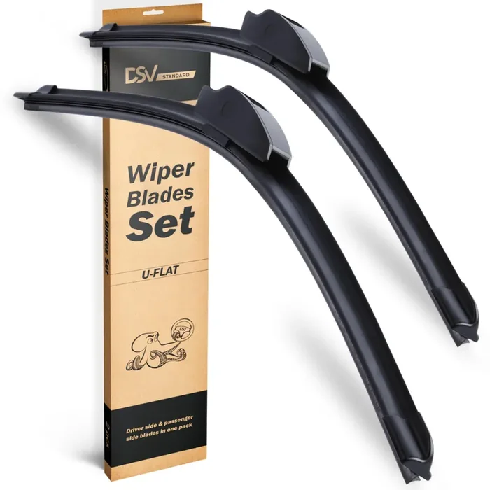 Oem Quality Windshield Wiper Blades, 26 And 22 Dsv Standard Car Wiper Blades With Universal U/J Hook, Automotive Replaceme