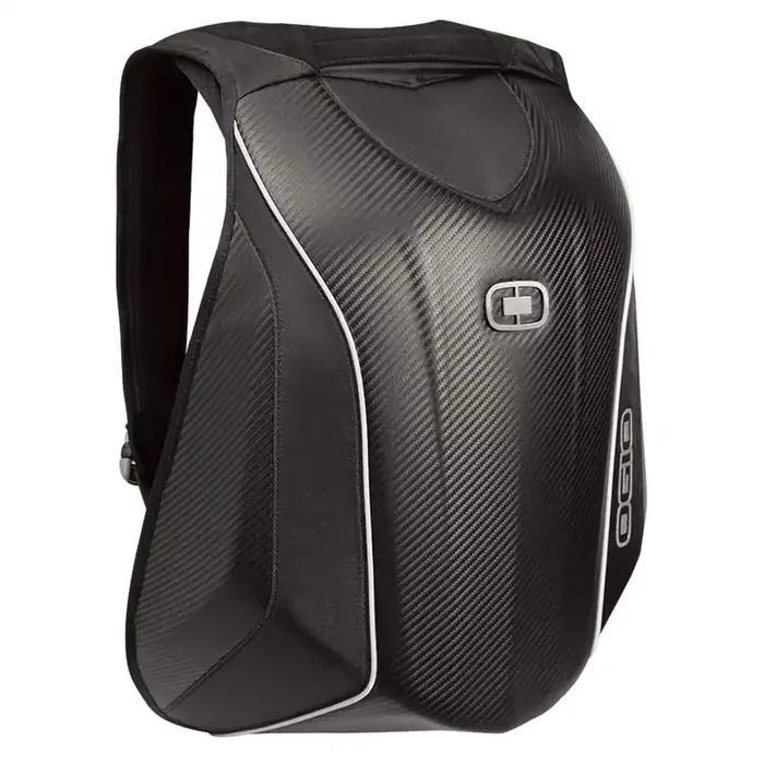 Ogio 123006.36 No Drag Mach 5 Motorcycle Backpack – Stealth Black , 20.5‘ H X 14.5‘ W X 7‘ D, Medium