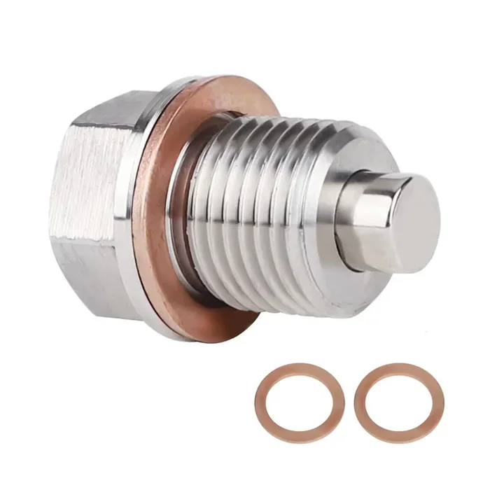 Oil Drain Plug (M16 X 1.5 Mm) Stainless Steel Magnetic Oil Drain Plug With Neodymium Magnet Fits For Mini Cooper Countryman Paceman Subaru Ascent Toyota 86 And More Vehicles