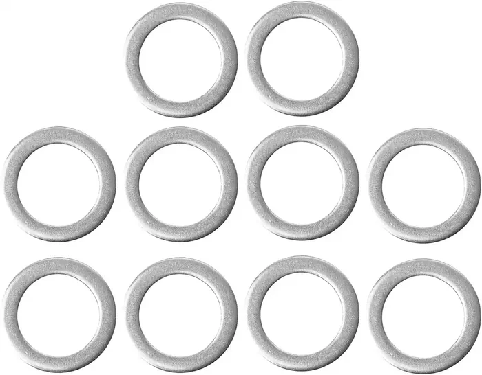 Oil Drian Plug Crush Washer Gasket Fit For Hyundai Kia – Oil Pan Washer Gasket Ring Seal Fit For Sonata Elantra Accent Tucson Veloster Sorento Optima Soul Forte, Replace 21513-23001
