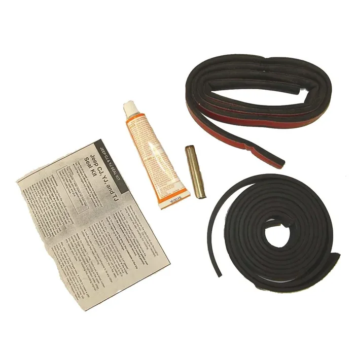Omix-Ada 12304.07 Hard Top Seal Kit Oe Reference Ms-41190 Fits 1976-2006 Jeep Cj / Wrangler Yj / Tj