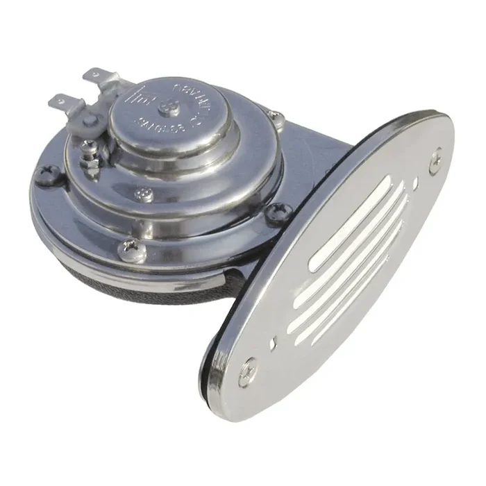 Ongaro Mini Single Drop-In Horn W/Ss Grill – 12V Low Pitch
