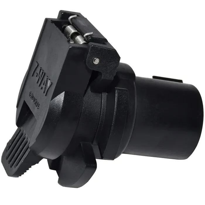 Oyviny Uscar To Rv 7 Way Trailer Plug Adapter, Twist Lock Vehicle Side Uscar 7 Way Plug For Gm/Chevy Oem Replacement, Uscar Sock