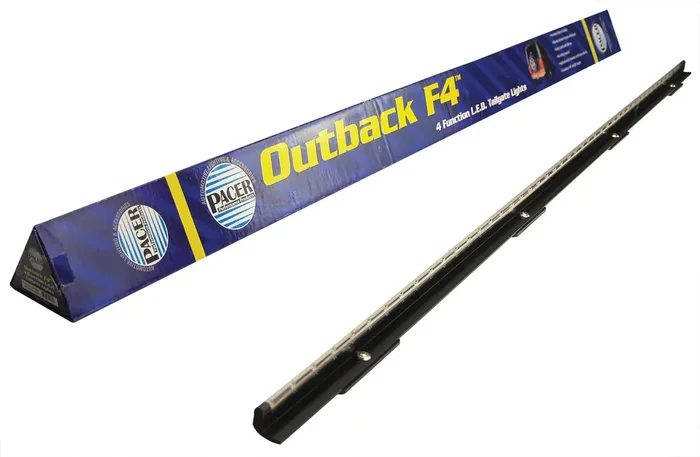 Pacer Performance 20-800 Outback F4 Black/Clear Rigid Led Tailgate Light