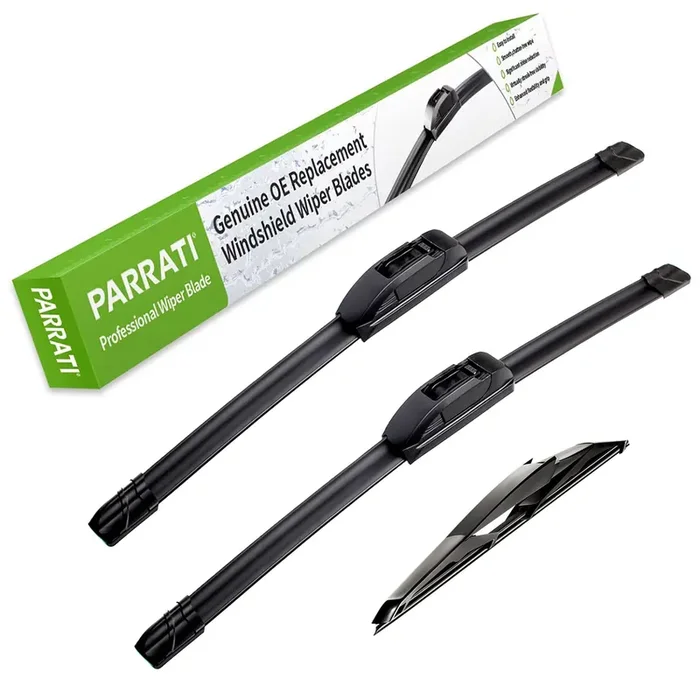 Parrati High Performance Premium All-Season Automotive Windshield Wipers With Rear Wiper Blades Replacement For 2018-2023 Jeep W