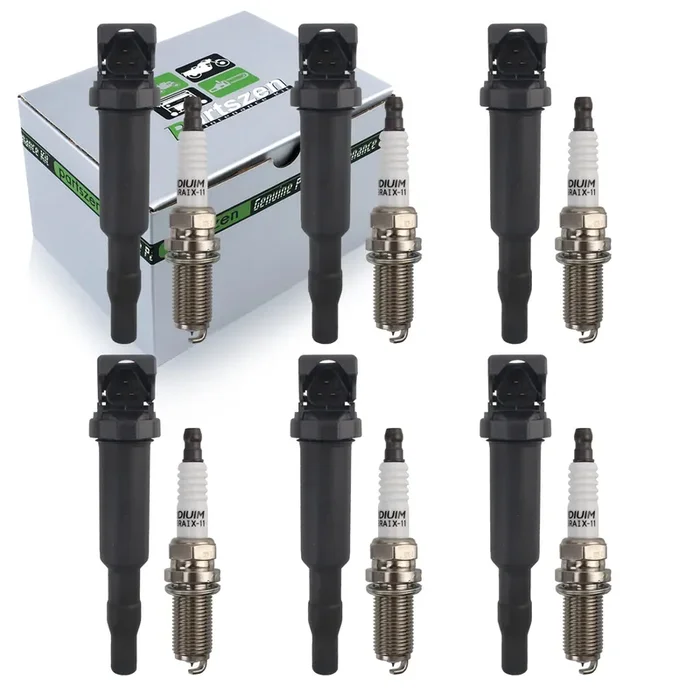 Partszen Uf592 Ignition Coil & Platinum Spark Plug For Bmw 128I 325I 325Xi 328I 328Xi 330I 330Xi 525I 525Xi 528I 528Xi 530I 530X