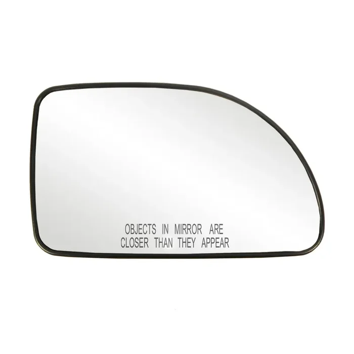 Passenger Side Non-Heated Mirror Glass W/Backing Plate, Chevrolet Equinox, Torrent, Saturn Vue, Vue Hybrid, 5‘‘ X 8 1/4‘‘ X 9 1/