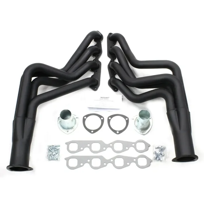 Patriot Exhaust H8026-B 67-74 GM A, F, G Body BBC Long Tube Blck