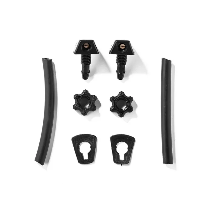 Perfect Replacement Car Suv Pickup Truck Washer Nozzle, Universal Windshield Washer Nozzle Kit, Screw-On Style Nozzles Jet Adjustable Windshield Washer Nozzle Kit Replace 47137