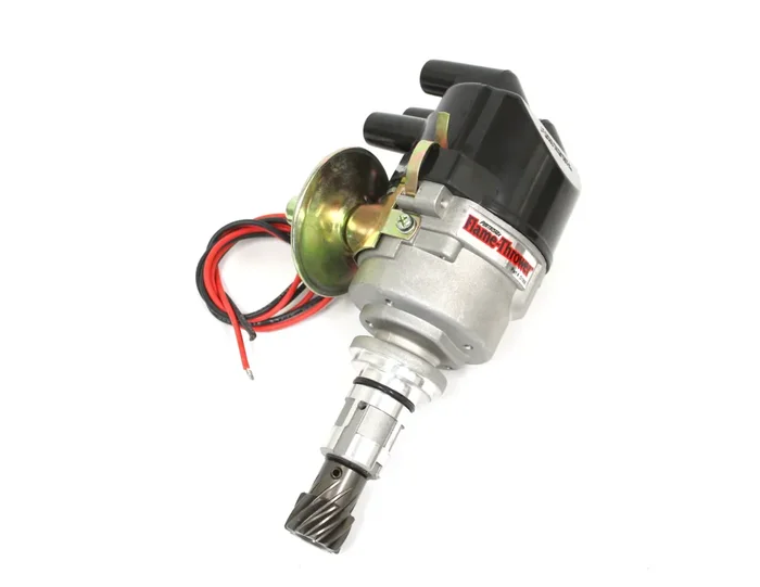 PerTronix D196609 Elec Dist Cast Ford X-Flow 4 cyl w/Ignitor Vac Adv. Side Cap
