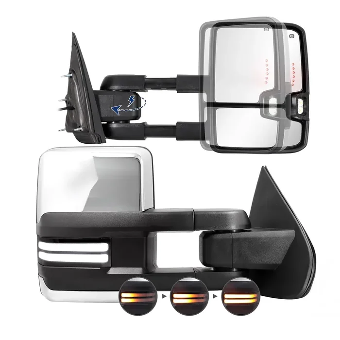 Power Folding Mirror For Silverado Sierra – Compatible With 2014-2018 Chevy Silverado Gmc Sierra With Switchback Running Turn Si
