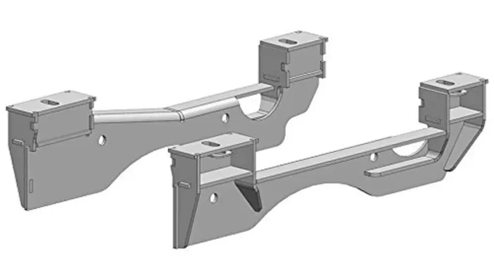 Pullrite 2766 Isr Series Custom Mounting Kit – 2017 Ford F250/F350 With Aluminum Bed
