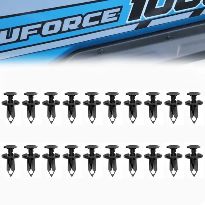 Qymoto Cfmoto Plastic Rivets Push Pins For Cfmoto Uforce Zforce Cforce Utv Plastic Hood Fender Clips Body Rivets,9060-040310 (20