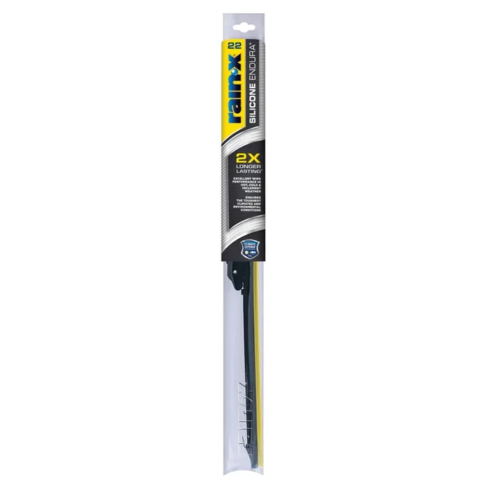 Rain-X 830122 Silicone Endura Wiper Blades, 22 Inch Windshield Wipers (Pack Of 1), Automotive Replacement Windshield Wiper Blade