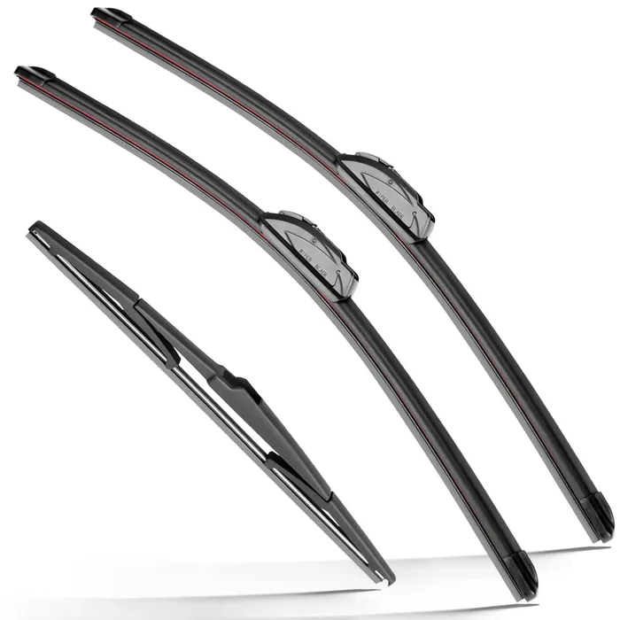 Raintok Windshield Wiper Blades Replacement For 2011-2020 Toyota Sienna Original Factory Quality Front Rear Wipers Blade Set For