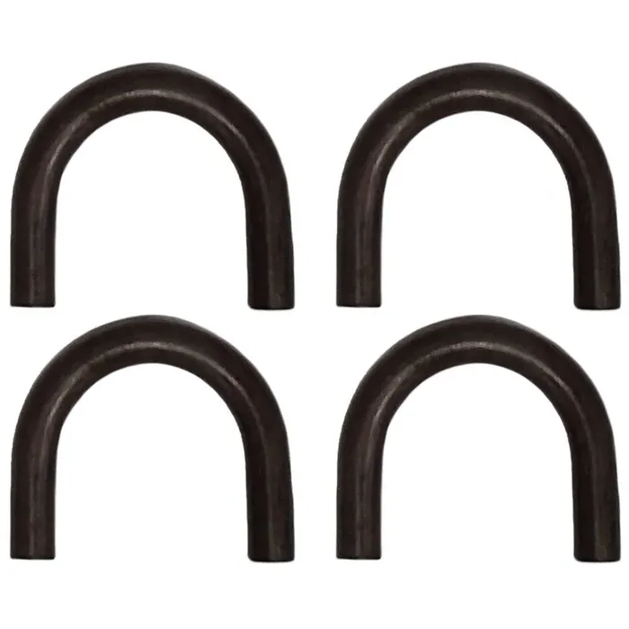 Raparts Four Pack 1/2‘‘ Thick Weld On Steel D Rings Tl20012 For Hook Tie Down Trailer Truck