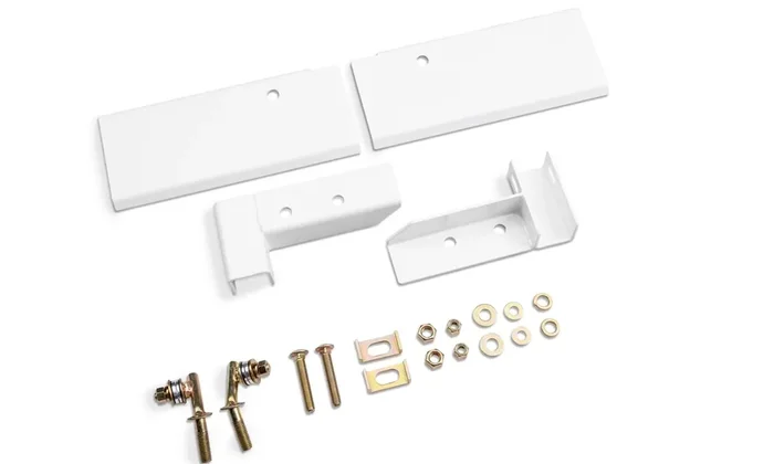 Realtruck Backrack Hardware Kit For Use W/Standard Bed, White, N 30123W Fits 2015-2024 Ford F-150; 2022-2024 Ford F-150 Ligh