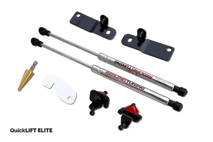 Redline Tuning 21-11035-03 2015+ Ford Mustang QuickLIFT ELITE Hood Lift System