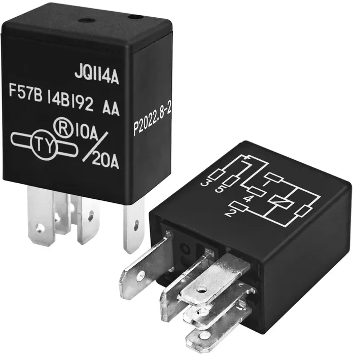 Relay F57B14B192Aa (Set Of 2), 10A/20A 12Vdc 5Pins Automotive Relay F57B 14B192 Aa – Oem Replacement, Compatible For Select Ford,Toyota,Cadillac Vehicles