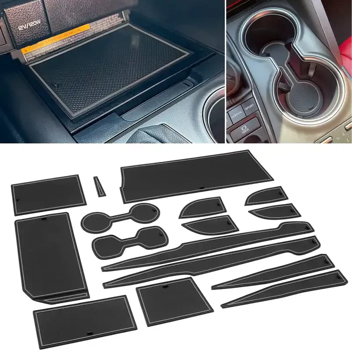 Remoch For Toyota Camry Accessories 2018 2019 2020 2021 2022 2023 2024 Custom Cup Holder Insert, Center Console Liner Organizer
