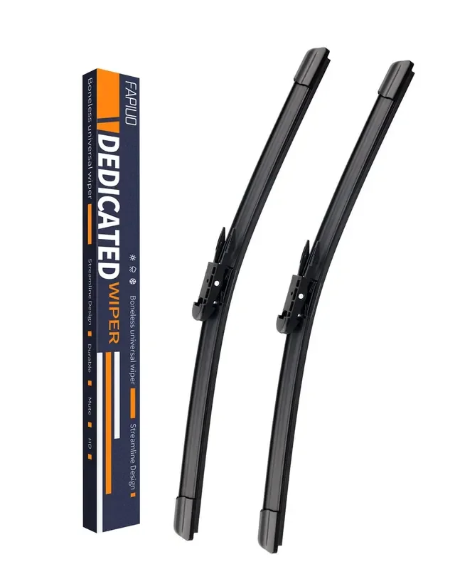 Replacement For Chevrolet Silverado 2008-2013,Gmc Sierra 2007-2013 Silent Wipers -Fapiuo Front Windshield Pinch Tab Wipers 22‘‘+
