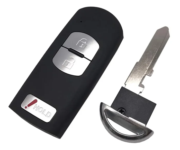 Replacement Key Fob Case Shell Fit For Mazda 3 Cx-3 Cx-5 Wazske13D01 662F-Ske13D01 Keyless Entry Remote Car Key Housing Casing O