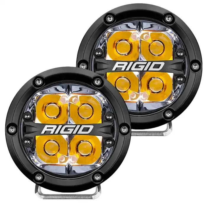 Rigid Industries – 360-Series 4‘‘ Led Off-Road Spot Beam W/Amber Backlight