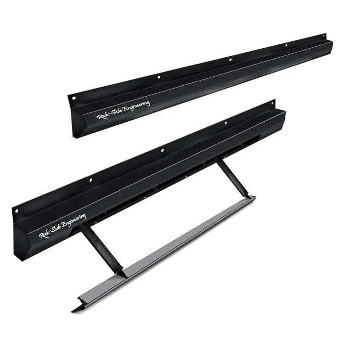 Rock Slide Engineering Bd-Ss-300-Jt4D Jt Gladiator Step Sliders 3Rd Gen Driver Side Sub Part 2020-22 Jeep Jt Gladiator