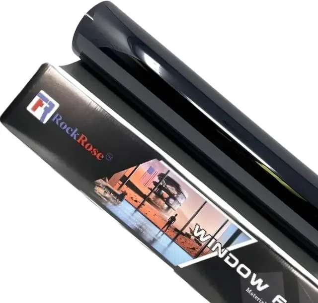 Rockrose Charcoal 2Ply Premium Carbon 20% Vlt Car Tint 24 In X 5Ft Professional Window Tint Heat, Uv, And Irr Block Tint For Car