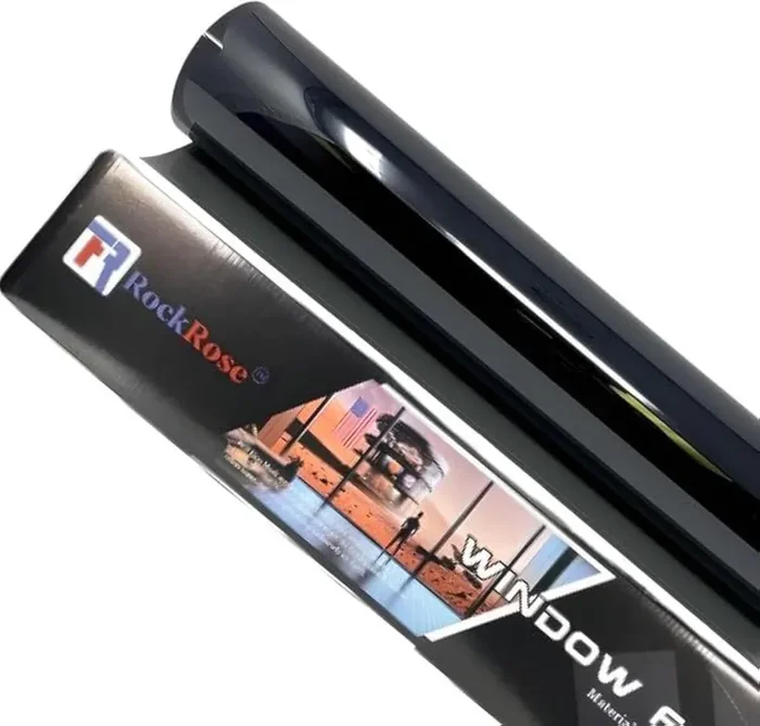 Rockrose Charcoal 2Ply Premium Carbon 5% Vlt Car Tint 36 In X 15Ft Professional Window Tint Heat, Uv, And Irr Block Tint For Car